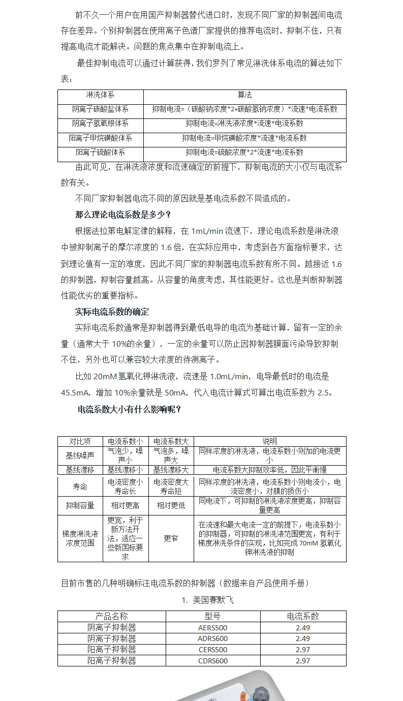 不同廠家抑制器電流不一樣，到底設(shè)定多少合適？